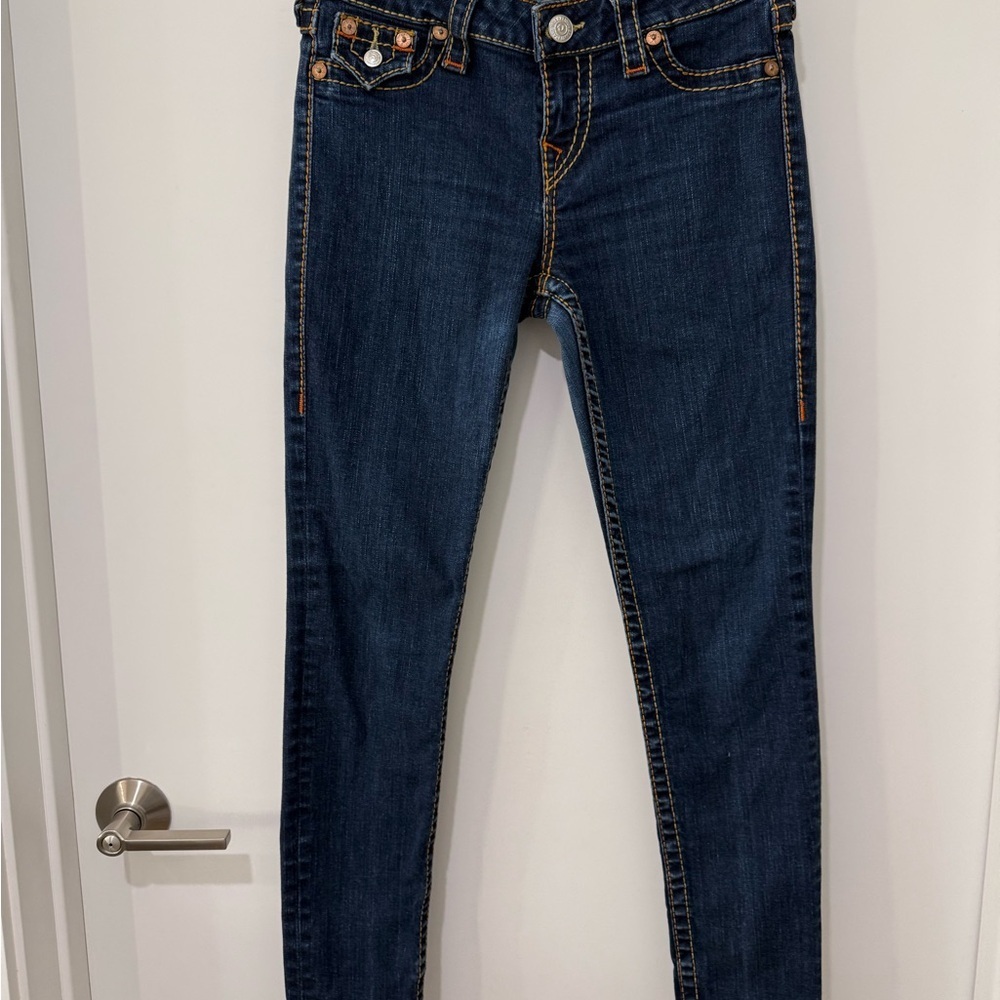 True Religion Dark Blue Skinny Jeans